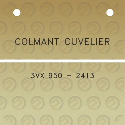 colmant-cuvelier-3vx-950-2413