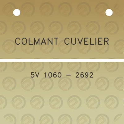 colmant-cuvelier-5v-1060-2692