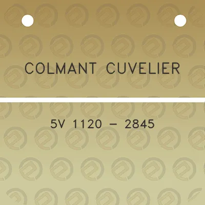 colmant-cuvelier-5v-1120-2845