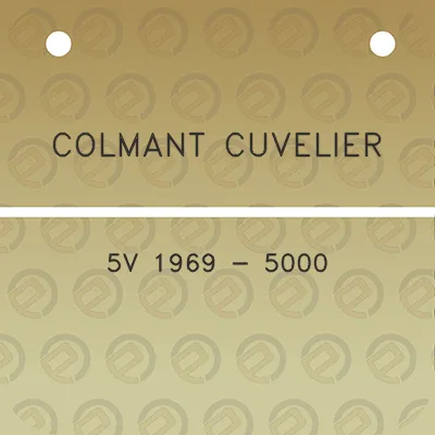 colmant-cuvelier-5v-1969-5000