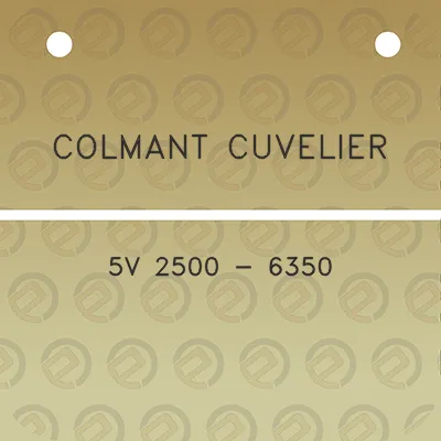 colmant-cuvelier-5v-2500-6350