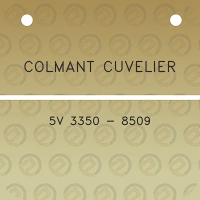 colmant-cuvelier-5v-3350-8509