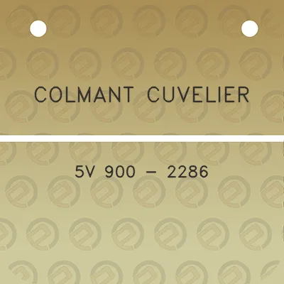 colmant-cuvelier-5v-900-2286