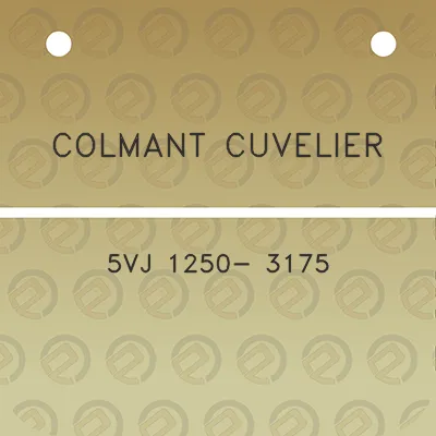 colmant-cuvelier-5vj-1250-3175