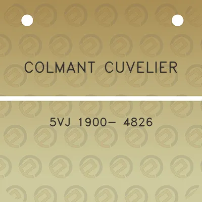 colmant-cuvelier-5vj-1900-4826