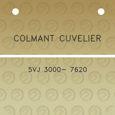 colmant-cuvelier-5vj-3000-7620