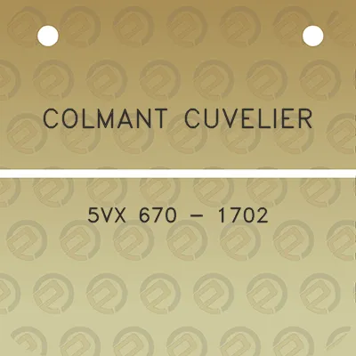 colmant-cuvelier-5vx-670-1702