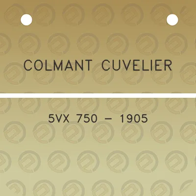 colmant-cuvelier-5vx-750-1905