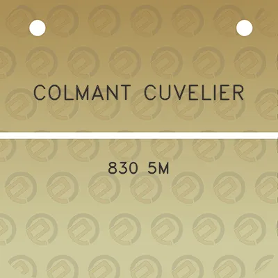 colmant-cuvelier-830-5m