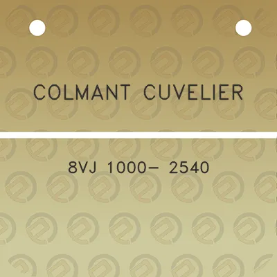 colmant-cuvelier-8vj-1000-2540