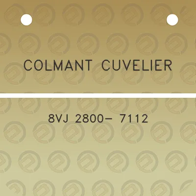 colmant-cuvelier-8vj-2800-7112