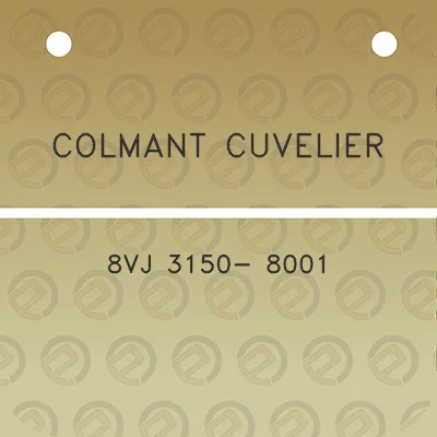 colmant-cuvelier-8vj-3150-8001