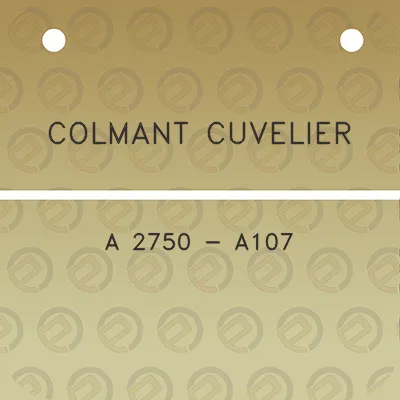 colmant-cuvelier-a-2750-a107