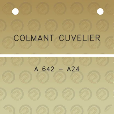 colmant-cuvelier-a-642-a24