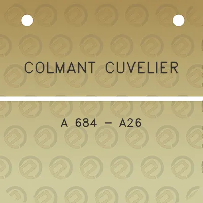 colmant-cuvelier-a-684-a26