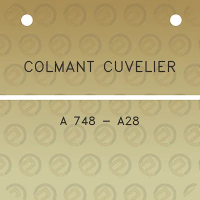 colmant-cuvelier-a-748-a28