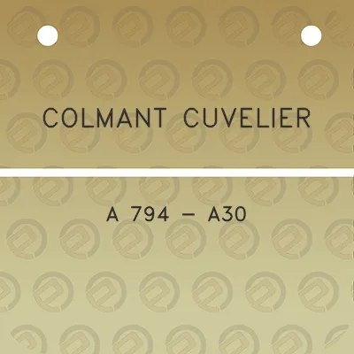 colmant-cuvelier-a-794-a30