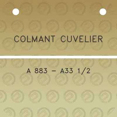 colmant-cuvelier-a-883-a33-12