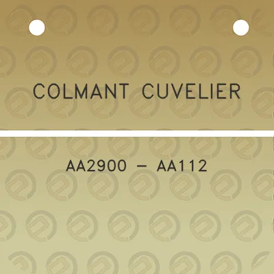 colmant-cuvelier-aa2900-aa112