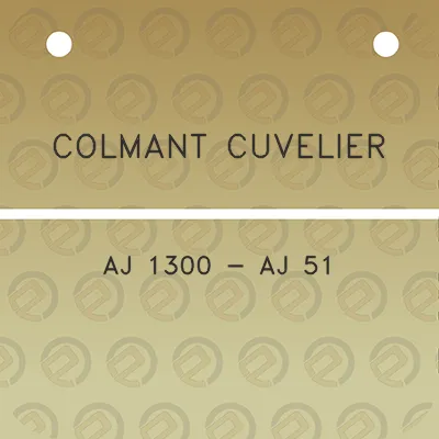 colmant-cuvelier-aj-1300-aj-51