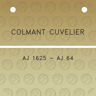 colmant-cuvelier-aj-1625-aj-64