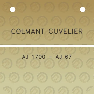 colmant-cuvelier-aj-1700-aj-67