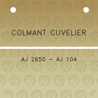 colmant-cuvelier-aj-2650-aj-104