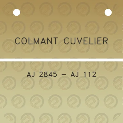 colmant-cuvelier-aj-2845-aj-112