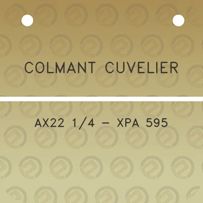 colmant-cuvelier-ax22-14-xpa-595