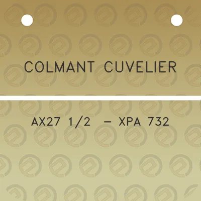 colmant-cuvelier-ax27-12-xpa-732