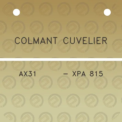 colmant-cuvelier-ax31-xpa-815