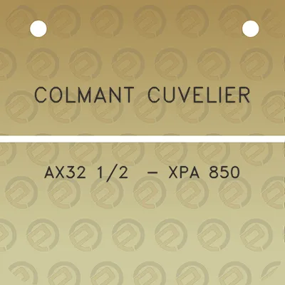 colmant-cuvelier-ax32-12-xpa-850