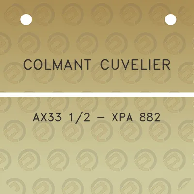 colmant-cuvelier-ax33-12-xpa-882