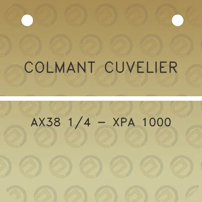 colmant-cuvelier-ax38-14-xpa-1000