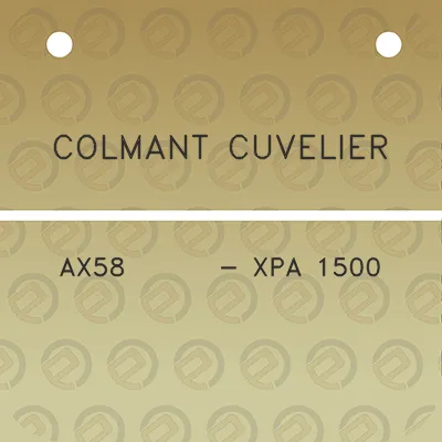 colmant-cuvelier-ax58-xpa-1500