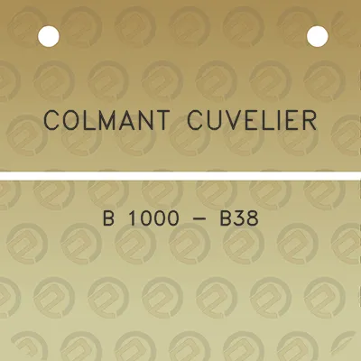 colmant-cuvelier-b-1000-b38