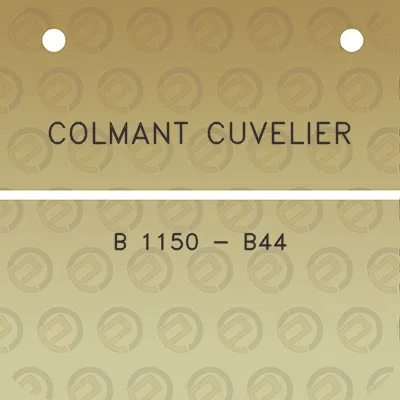 colmant-cuvelier-b-1150-b44