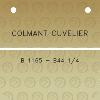 colmant-cuvelier-b-1165-b44-14