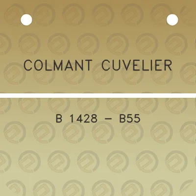 colmant-cuvelier-b-1428-b55