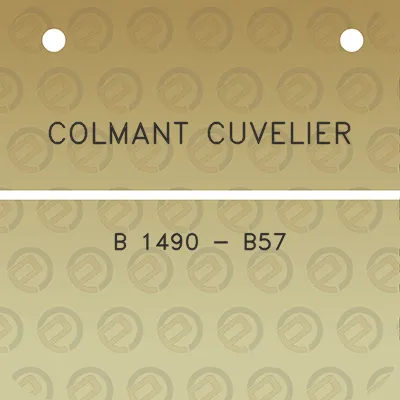 colmant-cuvelier-b-1490-b57