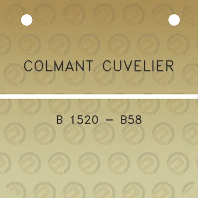 colmant-cuvelier-b-1520-b58