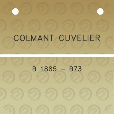 colmant-cuvelier-b-1885-b73