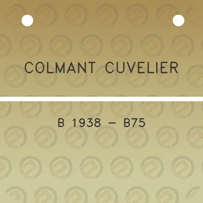 colmant-cuvelier-b-1938-b75