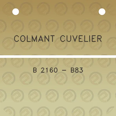 colmant-cuvelier-b-2160-b83