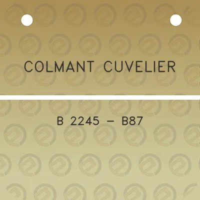 colmant-cuvelier-b-2245-b87