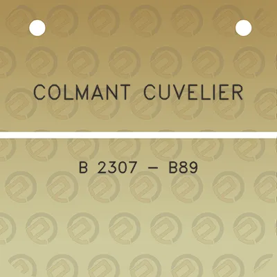 colmant-cuvelier-b-2307-b89