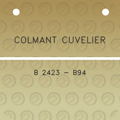 colmant-cuvelier-b-2423-b94