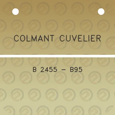 colmant-cuvelier-b-2455-b95