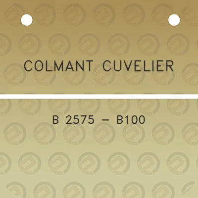 colmant-cuvelier-b-2575-b100