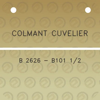 colmant-cuvelier-b-2626-b101-12